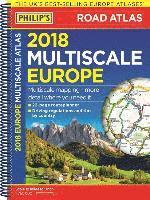 bokomslag Philips 2018 multiscale road atlas europe - (a4 spiral binding)