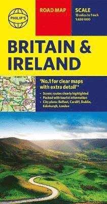 bokomslag Philip's Britain and Ireland Road Map