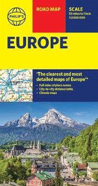 bokomslag Philip's Europe Road Map