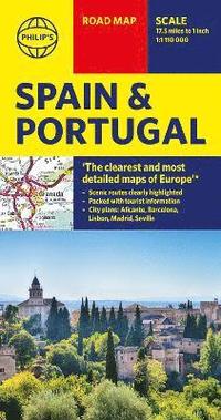 bokomslag Philip's Spain and Portugal Road Map