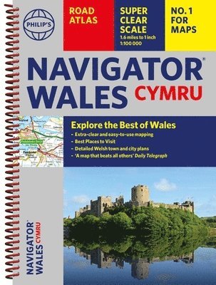 Philip's Maps - Philip's Navigator Wales, Häftad