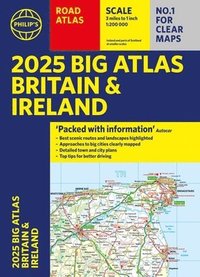 bokomslag 2025 Philip's Big Road Atlas of Britain & Ireland
