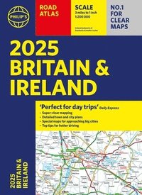 bokomslag 2025 Philip's Road Atlas Britain and Ireland