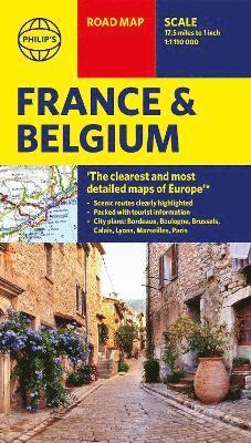 bokomslag Philip's Road Map France and Belgium