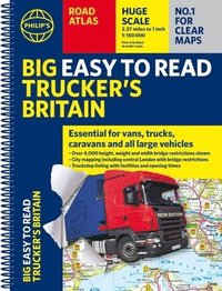 bokomslag Philip's Big Easy to Read Trucker's Road Atlas Britain