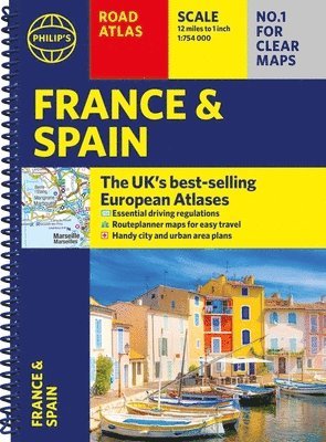 Philip's Maps - Philip's France and Spain Road Atlas, Häftad