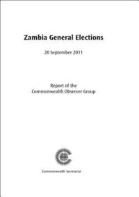 bokomslag Zambia General Elections, 20 September 2011