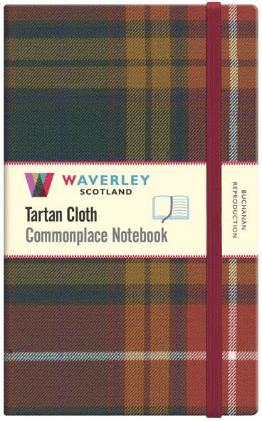 Waverley - Waverley (L): Buchanan Reproduction Tartan Cloth Large Notebook, Inbunden