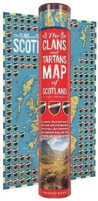 Clans and Tartans Map of Scotland