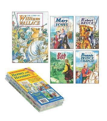 bokomslag William Wallace; Robert Bruce; Mary Queen of Scots; Rob Roy; Bonnie Prince Charlie 5 book pack