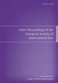 bokomslag Select Proceedings of the European Society of International Law, Volume 2, 2008