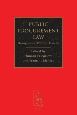 Duncan Fairgrieve, François Lichère, Francois Lichere - Public Procurement Law, Inbunden