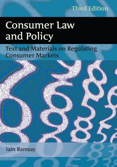 Iain Ramsay - Consumer Law and Policy, Häftad