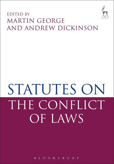 bokomslag Statutes on the Conflict of Laws