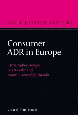 bokomslag Consumer ADR in Europe