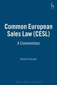 bokomslag Common European Sales Law (CESL)