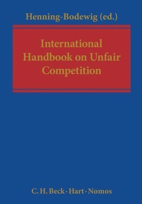 bokomslag International Handbook on Unfair Competition
