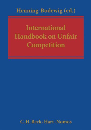 bokomslag International Handbook on Unfair Competition