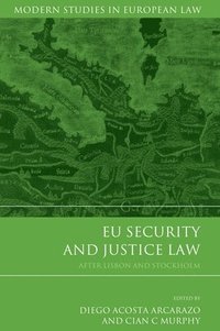 bokomslag EU Security and Justice Law