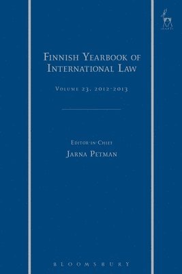 Finnish Yearbook of International Law, Volume 23, 2012-2013 1