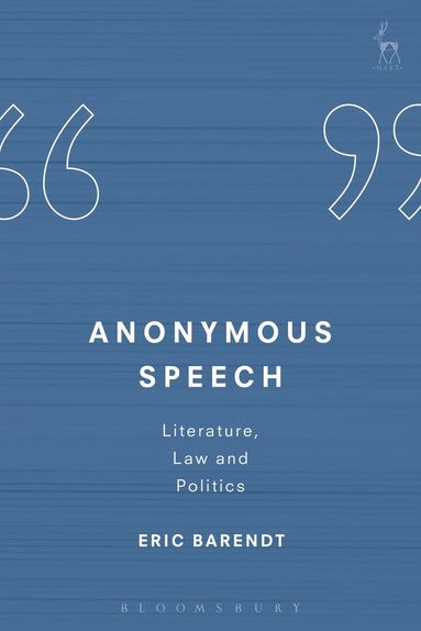 bokomslag Anonymous Speech