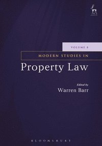 bokomslag Modern Studies in Property Law - Volume 8