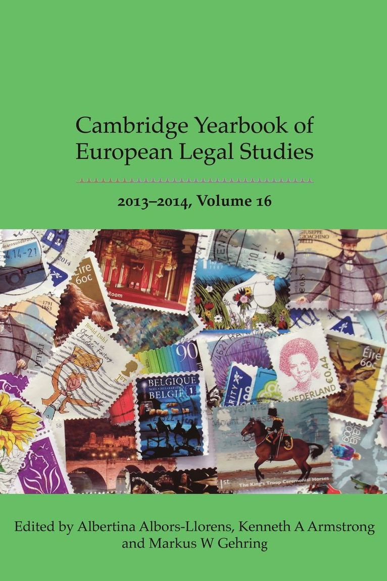 Albertina Albors-Llorens, Kenneth Armstrong, Markus Gehring - Cambridge Yearbook of European Legal Studies, Vol 16 2013-2014, Inbunden