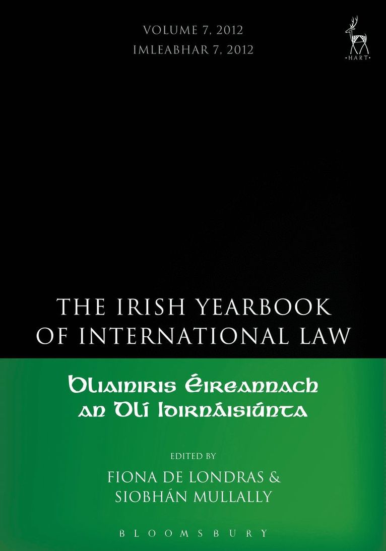 Irish Yearbook of International Law, Volume 7, 2012 1