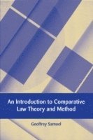 bokomslag An Introduction to Comparative Law Theory and Method