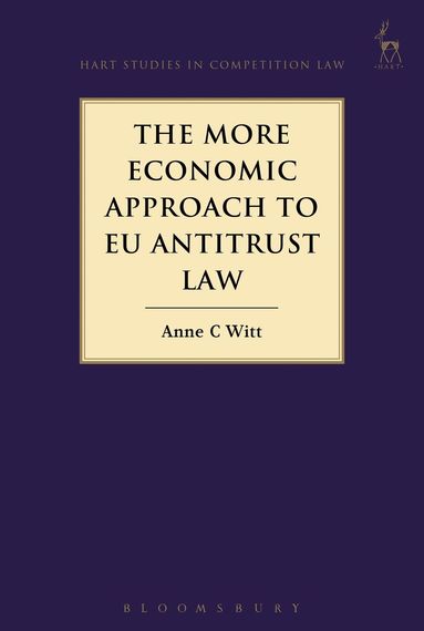 bokomslag More Economic Approach to EU Antitrust Law