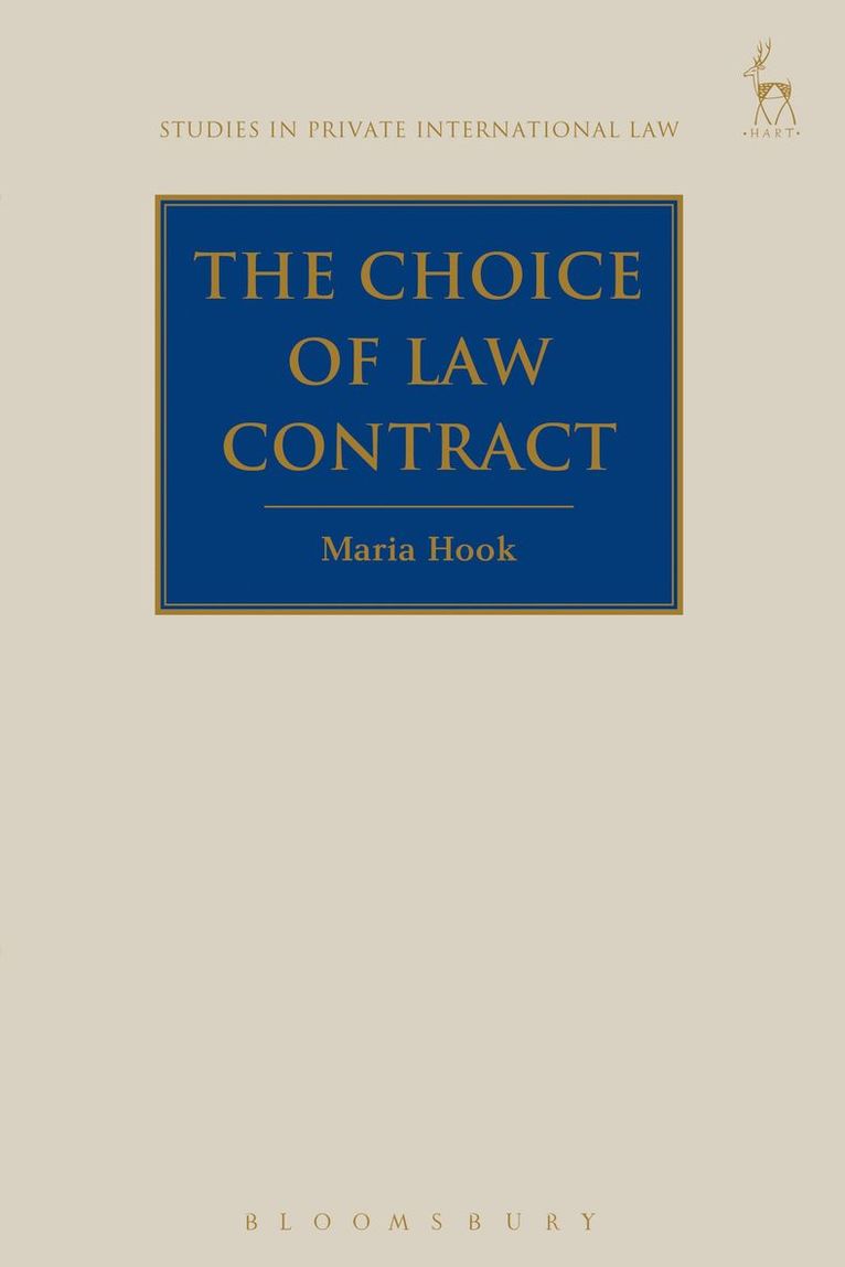 Maria Hook, Paul Beaumont - Choice of Law Contract, Inbunden