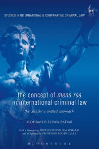 bokomslag Concept of Mens Rea in International Criminal Law