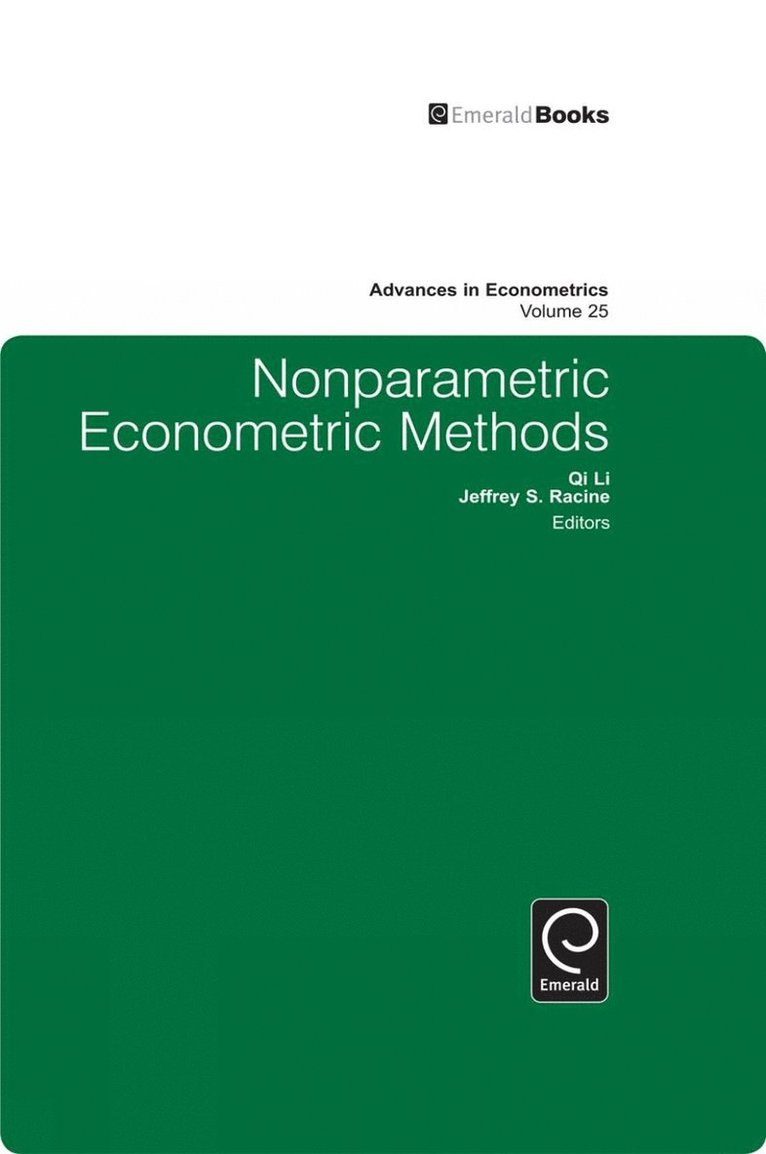 Qi Li, Jeffrey Scott Racine - Nonparametric Econometric Methods, Inbunden