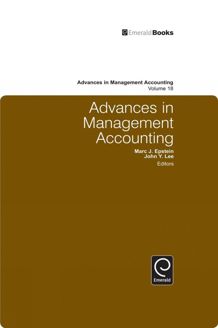 Advances in Management Accounting