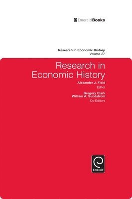 bokomslag Research in Economic History