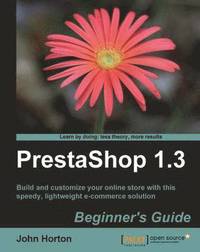 bokomslag PrestaShop 1.3 Beginner's Guide