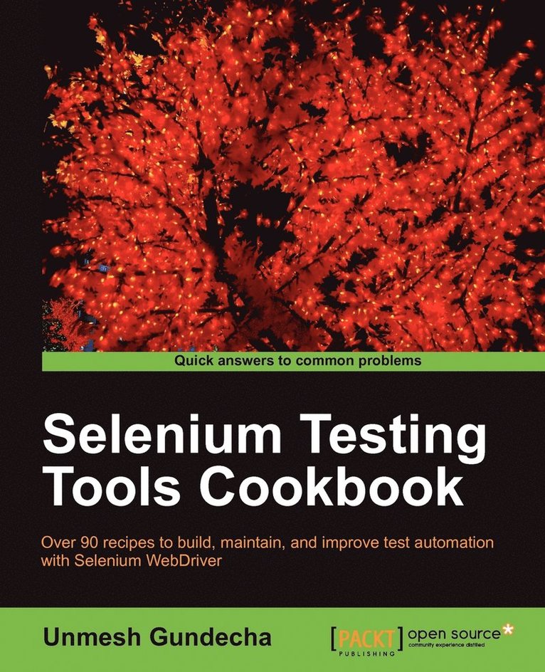 Selenium Testing Tools Cookbook 1