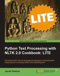 bokomslag Python Text Processing with NLTK 2.0 Cookbook: LITE Edition