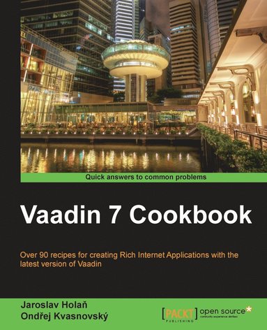 bokomslag Vaadin 7 Cookbook