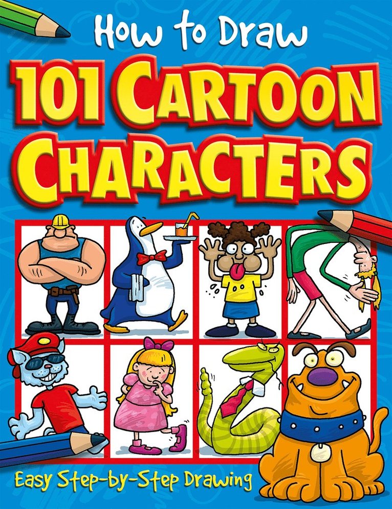 Nat Lambert - How to Draw 101 Cartoon Characters, Häftad