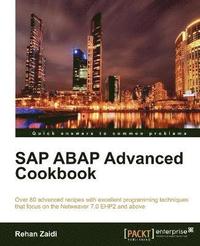 bokomslag SAP ABAP Advanced Cookbook