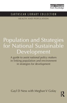 Population and Strategies for National Sustainable Development 1