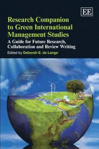 bokomslag Research Companion to Green International Management Studies