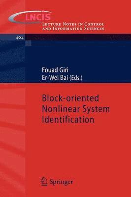 Fouad Giri, Er-Wei Bai - Block-oriented Nonlinear System Identification, Häftad