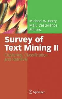 bokomslag Survey of Text Mining II
