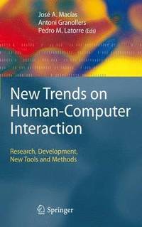 bokomslag New Trends on Human-Computer Interaction