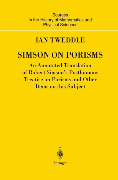 bokomslag Simson on Porisms