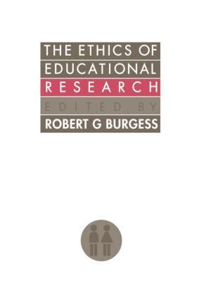 Robert G. Burgess - Ethics Of Educational Research, Häftad