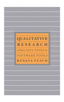 Renata Tesch - Qualitative Types:Analysis Typ, Inbunden