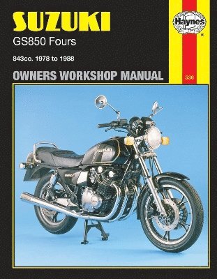 bokomslag Suzuki GS850 Fours (78 - 88) Haynes Repair Manual